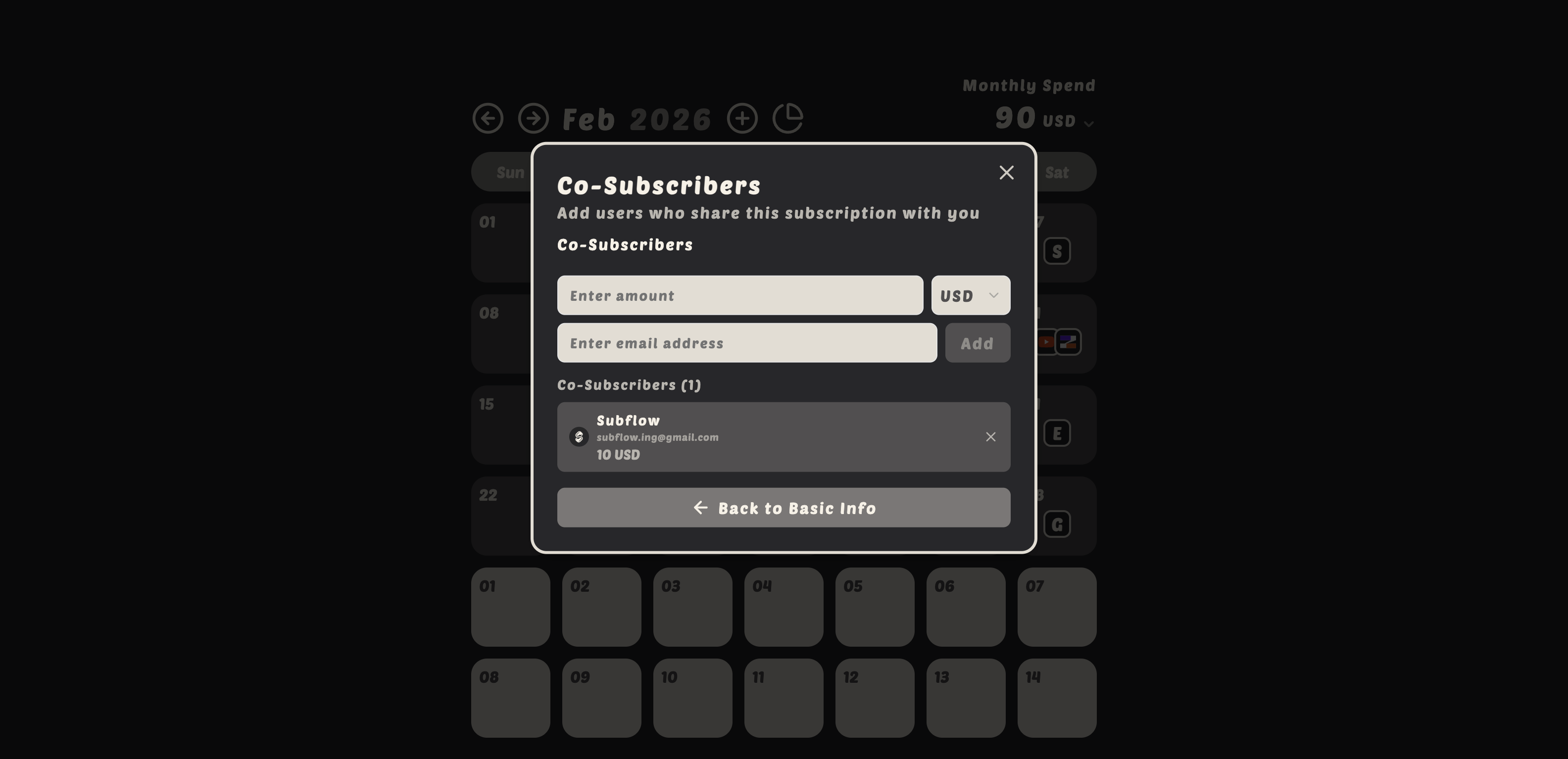 Shared subscriptions in Subflow